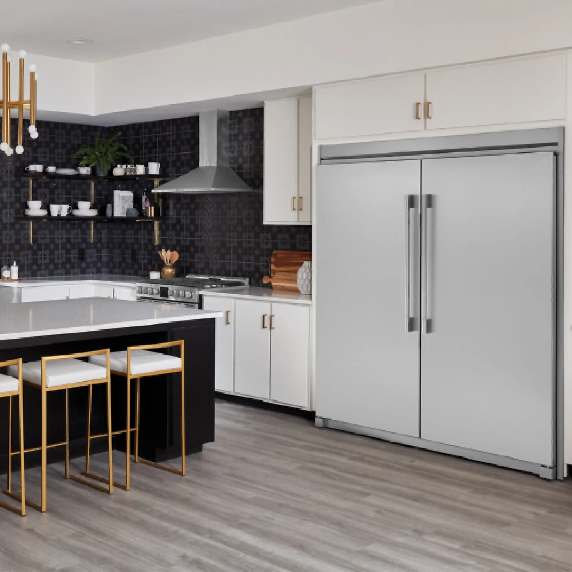 TRMKTEZ2FL79 Frigidaire Professional Trim Kit - 79 Inch, Stainless Steel-2