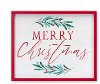 Red and Green Merry Christmas Sign
