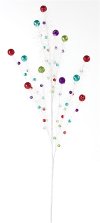 Multi Color Spray Winter Decoration