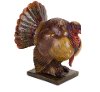 Brown and Orange Turkey Figurine