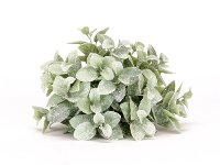 Green and White Faux Orb Arrangement