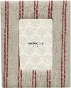 Red and White Fabric Photo Frame with French Stripe