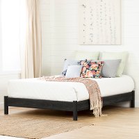 12240 Modern Gray Oak Queen Platform Bed - Step One Essential-1