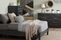 12240 Modern Gray Oak Queen Platform Bed - Step One Essential-3