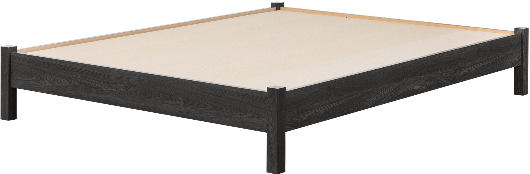 12240 Modern Gray Oak Queen Platform Bed - Step One Essential-5