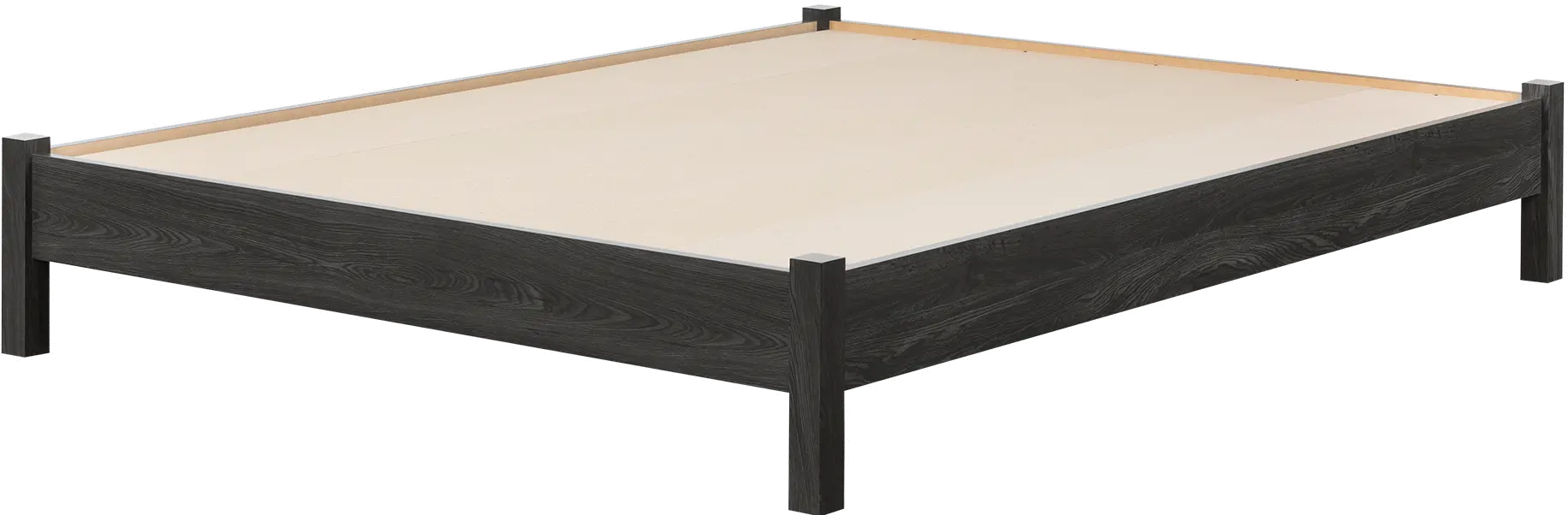 12240 Modern Gray Oak Queen Platform Bed - Step One Essential-5