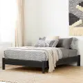 12241 Modern Gray Oak Full Platform Bed - South Shore