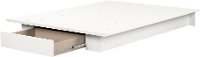 12281 Contemporary White Queen Platform Bed - Kanagane-4