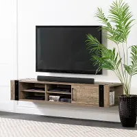 12288 Weathered Oak Wall Console - Munich