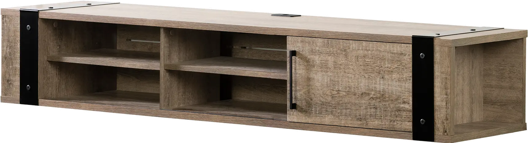 12288 Weathered Oak Wall Console - Munich-5