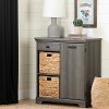 12312 Gray Maple 1 Door Storage Cabinet - Versa