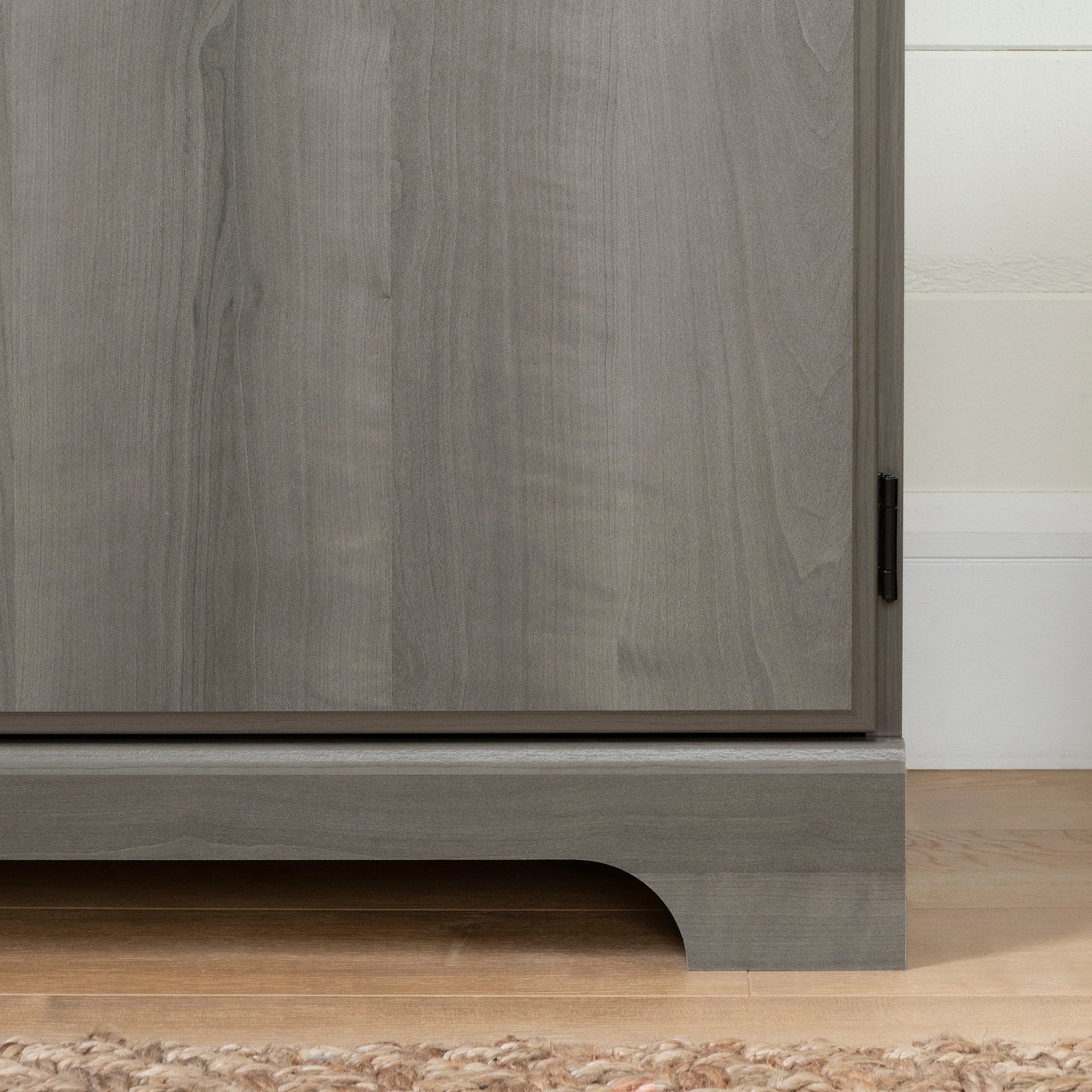 12312 Gray Maple 1 Door Storage Cabinet - Versa-7