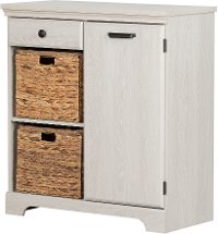 12313 Winter Oak 1 Door Storage Cabinet - Versa-2