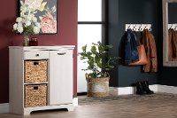 12313 Winter Oak 1 Door Storage Cabinet - Versa-3