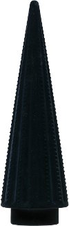 Navy Blue Flocked Plastic Tree Winter Decoration