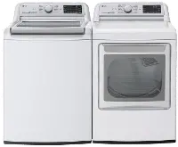KIT LG Top Load Washer and Dryer - 7800 White