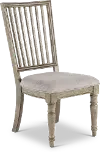 Madison Ridge Gray Slat Back Dining Room Chair