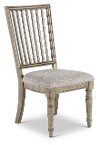 Traditional Gray Slat Back Dining Room Chair - Madison Ridge