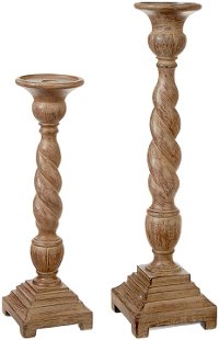 18 Inch Natural Stone Powder Candle Holder
