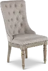 Madison Ridge Gray Tufted Upholstered Dining Room Chair