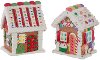 Assorted Multi Color Candy Lighted Faux Gingerbread House