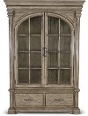 Traditional Gray China Cabinet - Madison Ridge