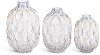 7 Inch Smoke Gray Glass Vase