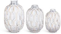 7 Inch Smoke Gray Glass Vase
