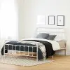 12320 Prarie White Queen Metal Platform Bed - South Shore