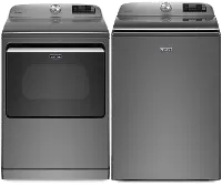 KIT Whirlpool 4855 Laundry Pair - Slate Electric