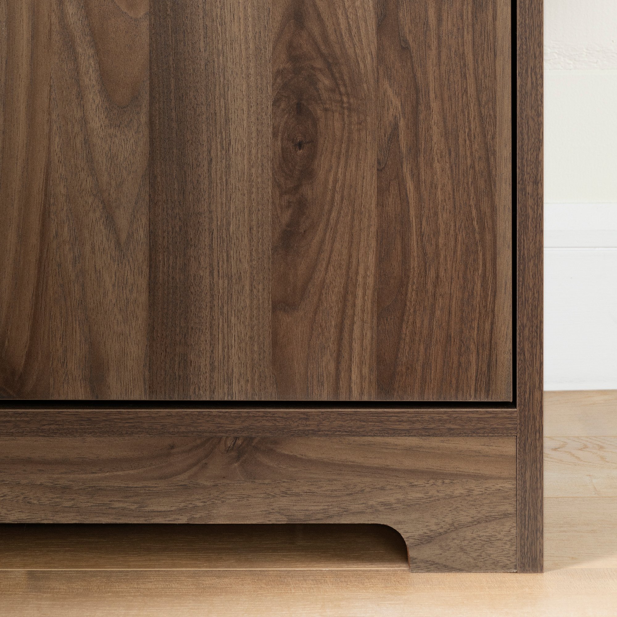 12332 Walnut Bar Cabinet with Bottle Storage - Vietti-2