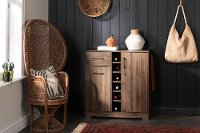 12332 Walnut Bar Cabinet with Bottle Storage - Vietti-3