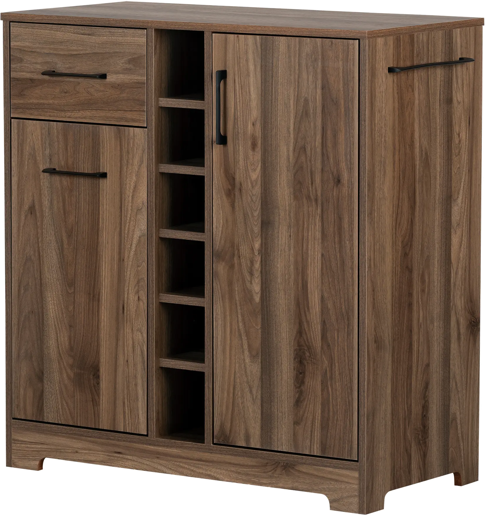 12332 Walnut Bar Cabinet with Bottle Storage - Vietti-5