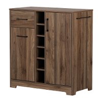12332 Walnut Bar Cabinet with Bottle Storage - Vietti-5