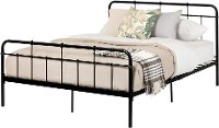 12357 Black Industrial Metal Full Platform Bed - Versa-4