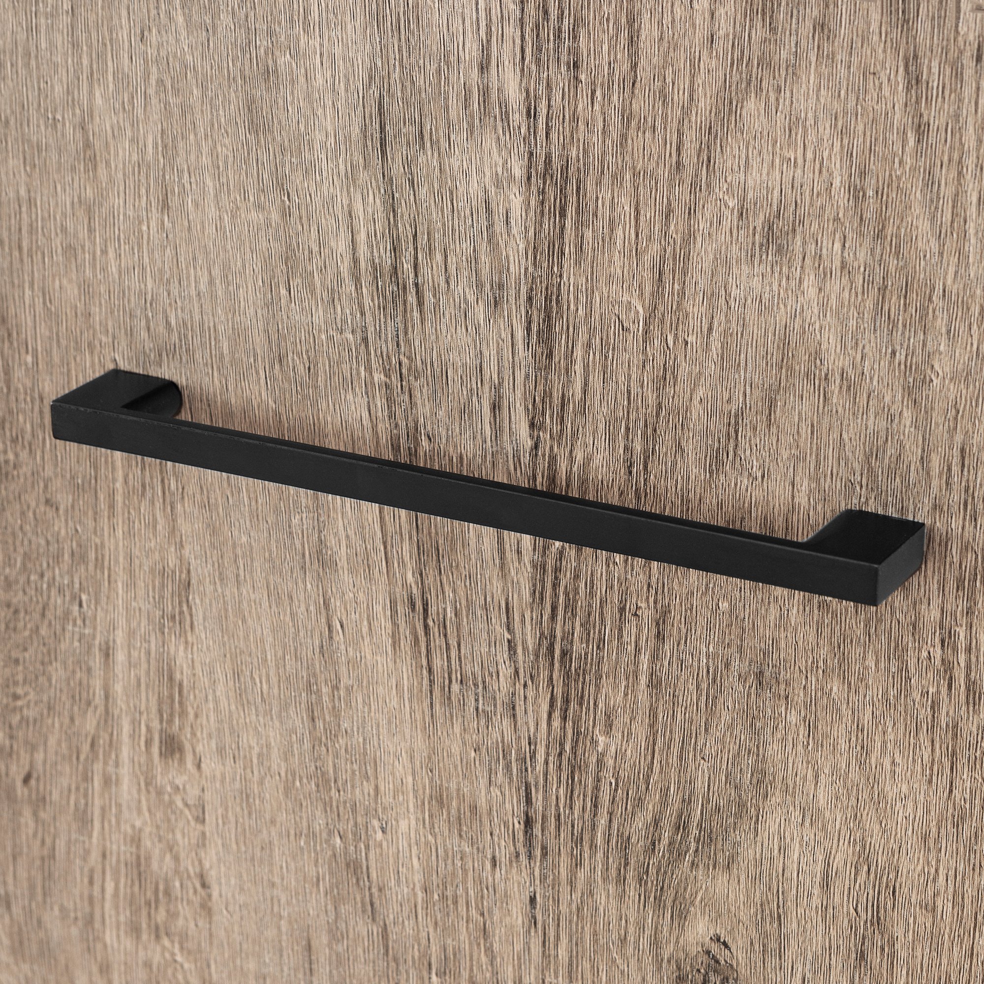 12359 Weathered Oak and Black Tall Bar Cabinet - Munich-6