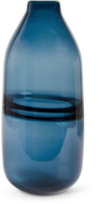 12 Inch Persian Blue Glass Vase-2