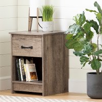 12416 Tassio Farmhouse Weathered Oak Nightstand