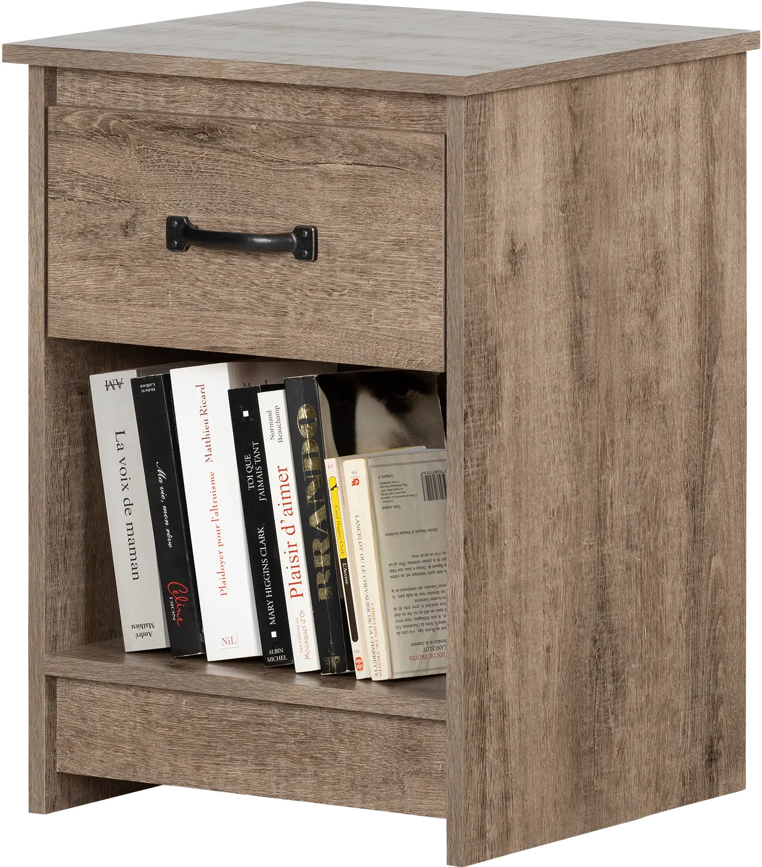 12416 Tassio Farmhouse Weathered Oak Nightstand-5