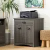 12436 Gray Maple Printer Cabinet - South Shore