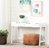 12443 White Console Table - Liney