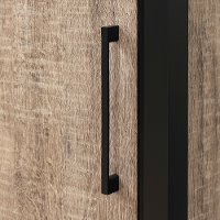 12463 Weathered Oak and Black Buffet Cabinet - Munich-6