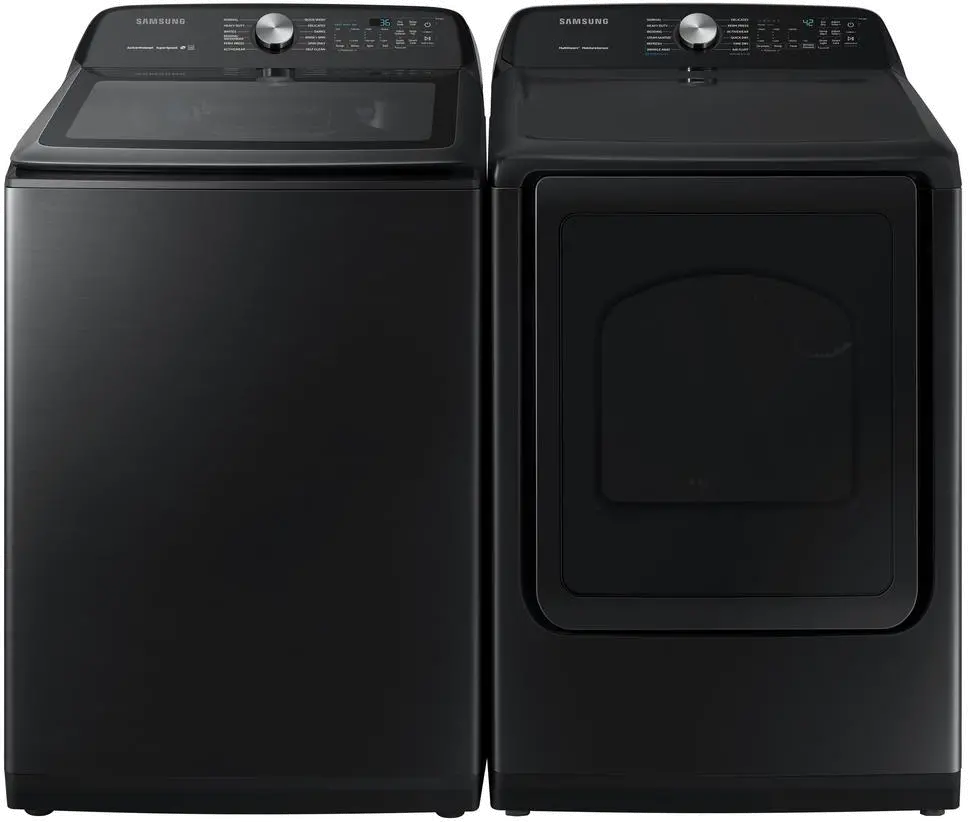 KIT Samsung Top Load Washer and Dryer Pair - Black 5400-1