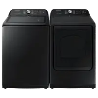 KIT Samsung Top Load Washer and Dryer Pair - Black 5400
