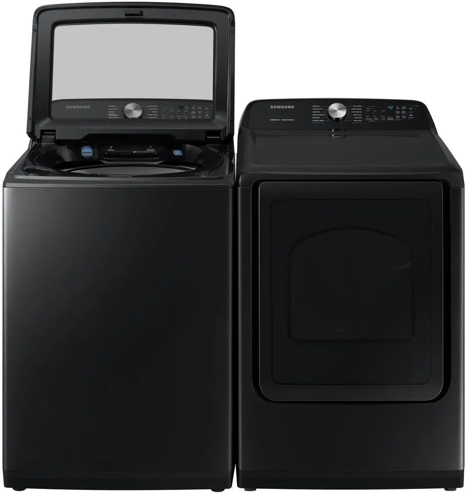 KIT Samsung Top Load Washer and Dryer Pair - Black 5400-2