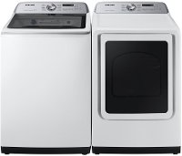 KIT Samsung Top Load Washer and Dryer Pair - White 5400