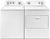 KIT Whirlpool Top Load Washer and Electric Dryer Pair - 4850 White