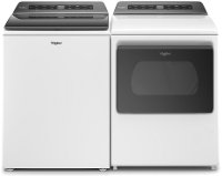 KIT Whirlpool Top Load Electric Laundry Pair - White