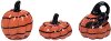 Small Orange and Black Swirl Pumpkin Decoration