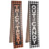 Assorted Trick or Treat or Out of Candy Halloween Sign